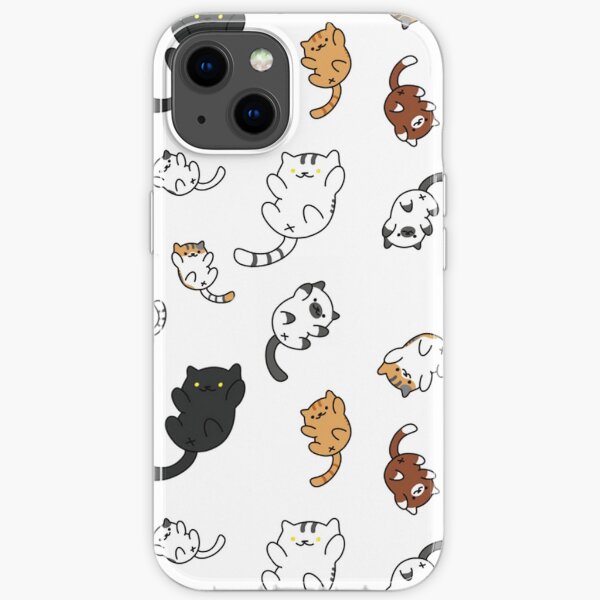 Neko Atsume Kitty Collector Cats iPhone Soft Case