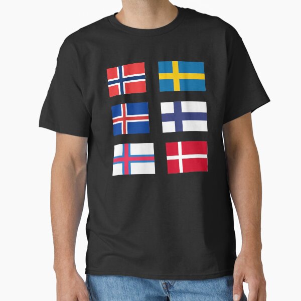 Item preview, Nordic countries flags pack designed and sold by AsKartongs.