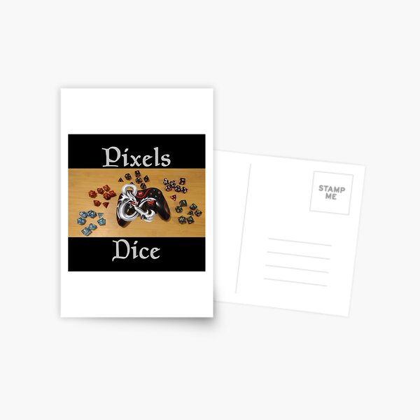 Pixels & Dice Podcast Postcard