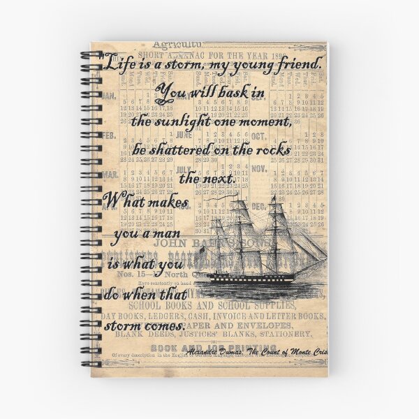 Item preview, Count of Monte Cristo Storm Quote designed and sold by missdebi27.
