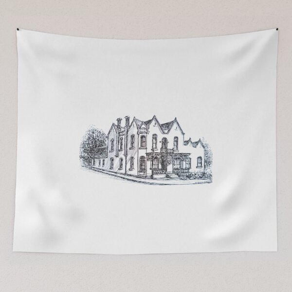 Item preview, Buninyong, Victoria. The Crown Hotel. 1885. designed and sold by Elizabeth Moore Golding.