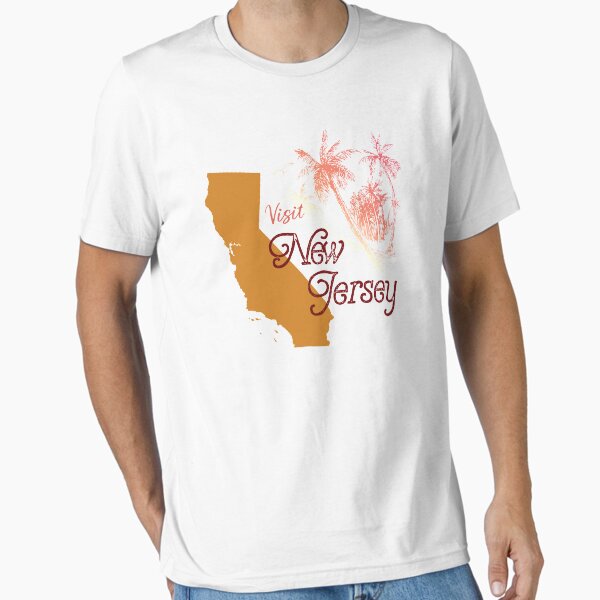 Vista previa del artículo con la obra «Visita Nueva Jersey (Estado incorrecto) California», diseñado y vendido por Donovan Olson.
