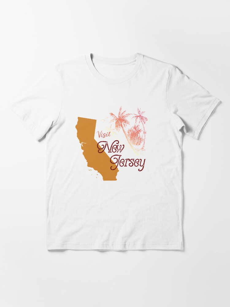 Imagen 3 de 7, Camiseta esencial con la obra Visita Nueva Jersey (Estado incorrecto) California, diseñada y vendida por Donovanolson.