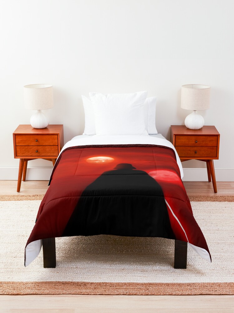 Alternate view of Vader Tatooine Binary Sunset Comforter