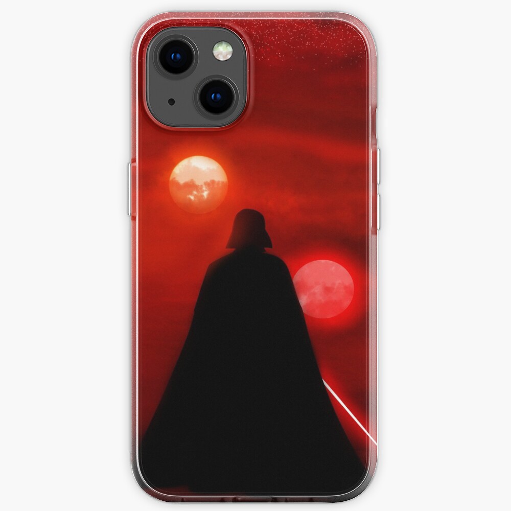 Vader Tatooine Binary Sunset iPhone Case