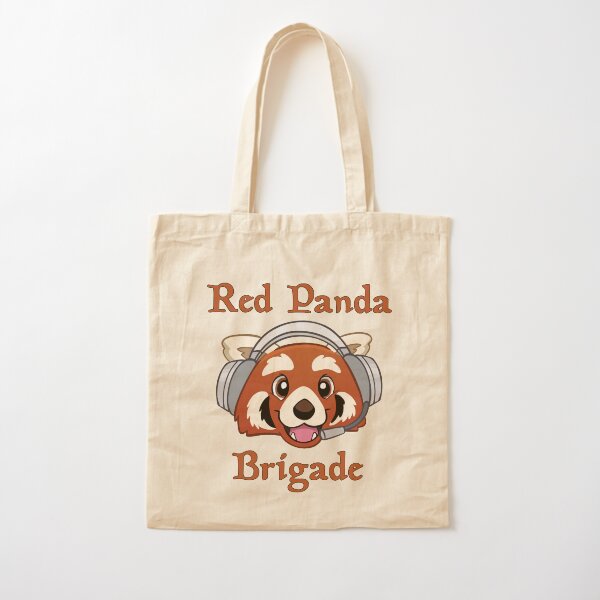 Red Panda Brigade Cotton Tote Bag