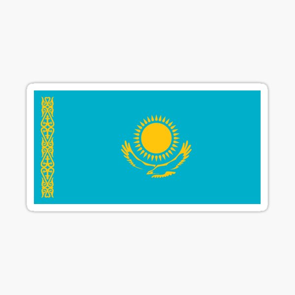Item preview, Flag of Kazakhstan designed and sold by Inimma.