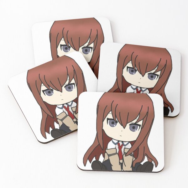 steins gate Coasters (Set of 4)