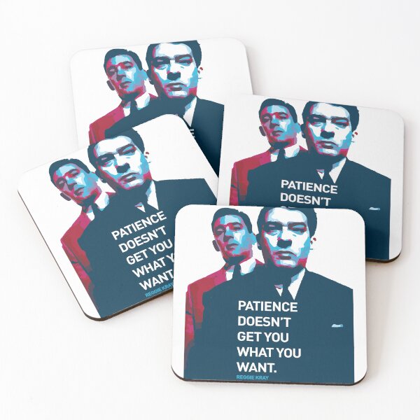 Item preview, Kray Twins - "Patience doesn't get you what you want" designed and sold by PrettiGreene.