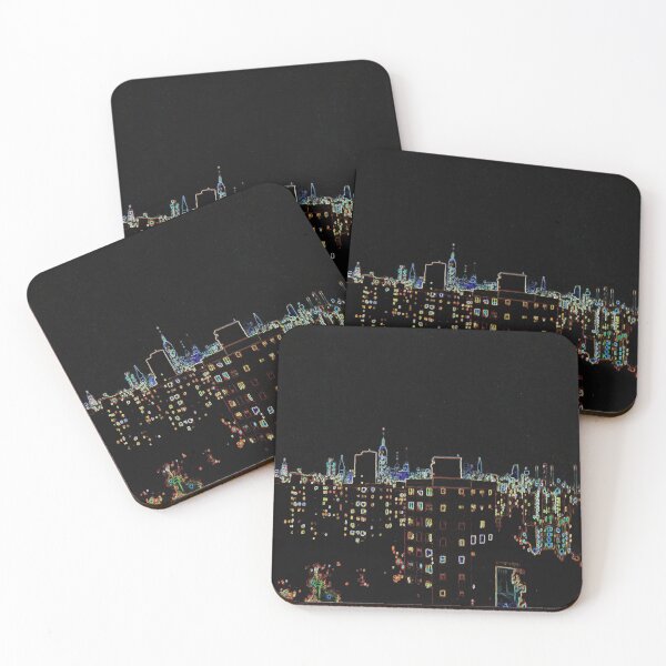 Item preview, NYC at Night designed and sold by WanderingMogwai.