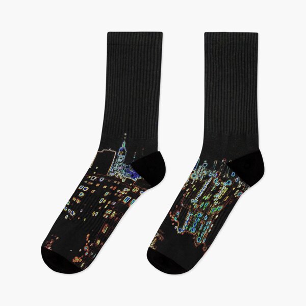Item preview, NYC at Night designed and sold by WanderingMogwai.