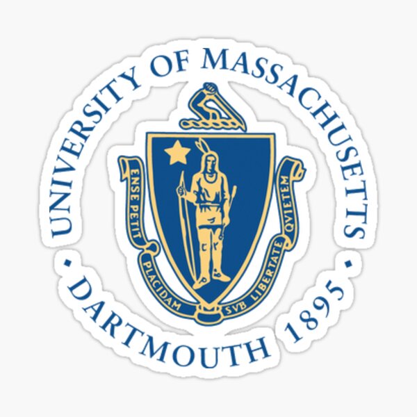 "UMASS Dartmouth" Sticker by efitzg3 Redbubble