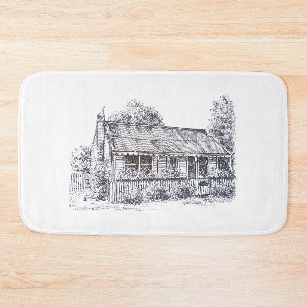 Item preview, Hiscock's Cottage, Buninyong Victoria c1840.  designed and sold by Elizabeth Moore Golding.