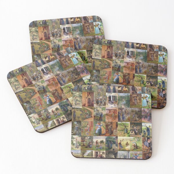 Item preview, Pissarro Peasant Women designed and sold by Montage-Madness.