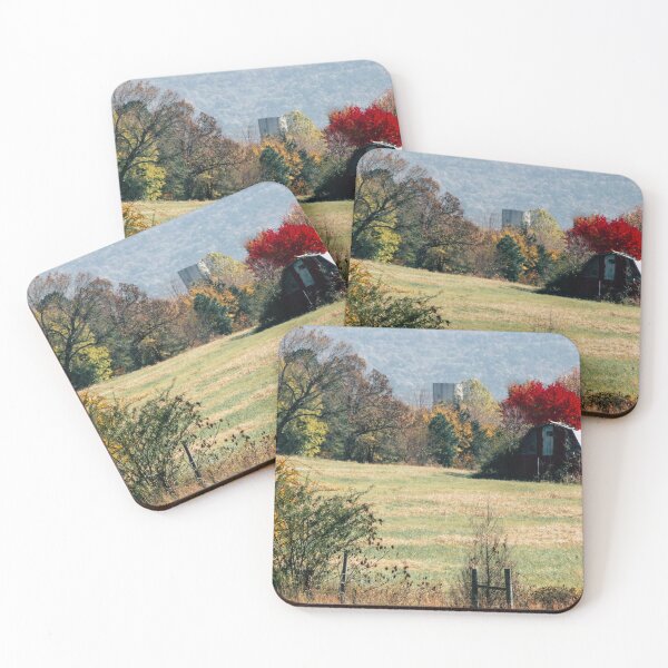 Item preview, Fall Red Barn designed and sold by Cas Corbin.