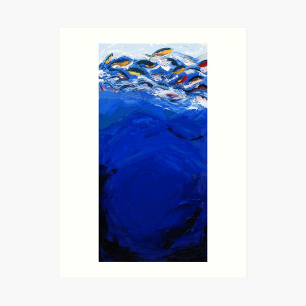 Blue #1, Musashi Series Art Print