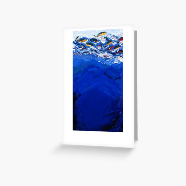 Blue #1, Musashi Series Greeting Card