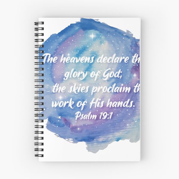 Item preview, Watercolor galaxy Design Psalm 19:1 designed and sold by Rebecca Randle.