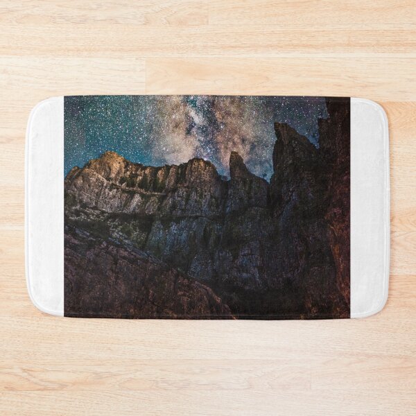 Item preview, Car trails through the Cheddar Gorge under the milky way  designed and sold by mynameisblank.