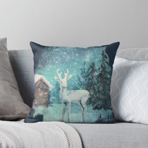Item preview, Winter deer in the snow designed and sold by ArtStyleAlice.