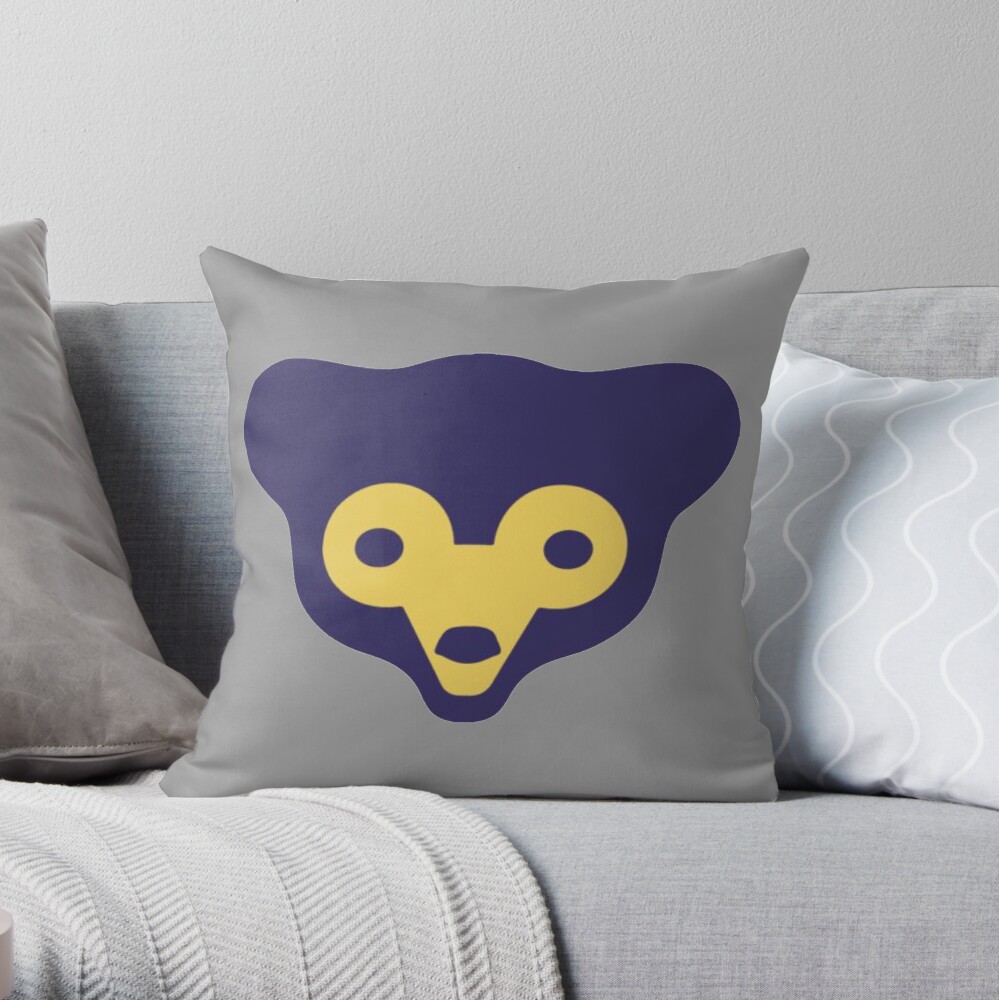 RARE: Vintage Chicago Baseball - Retro Cubs Throw Pillow