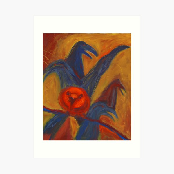 Crows Art Print
