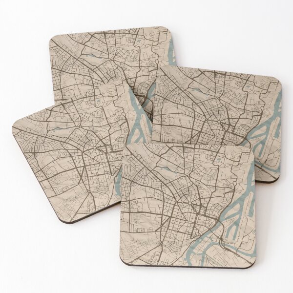 Item preview, Szczecin Sepia Map designed and sold by CPTVDesign.