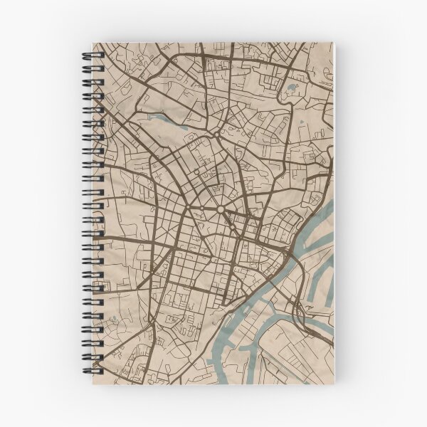 Item preview, Szczecin Sepia Map designed and sold by CPTVDesign.