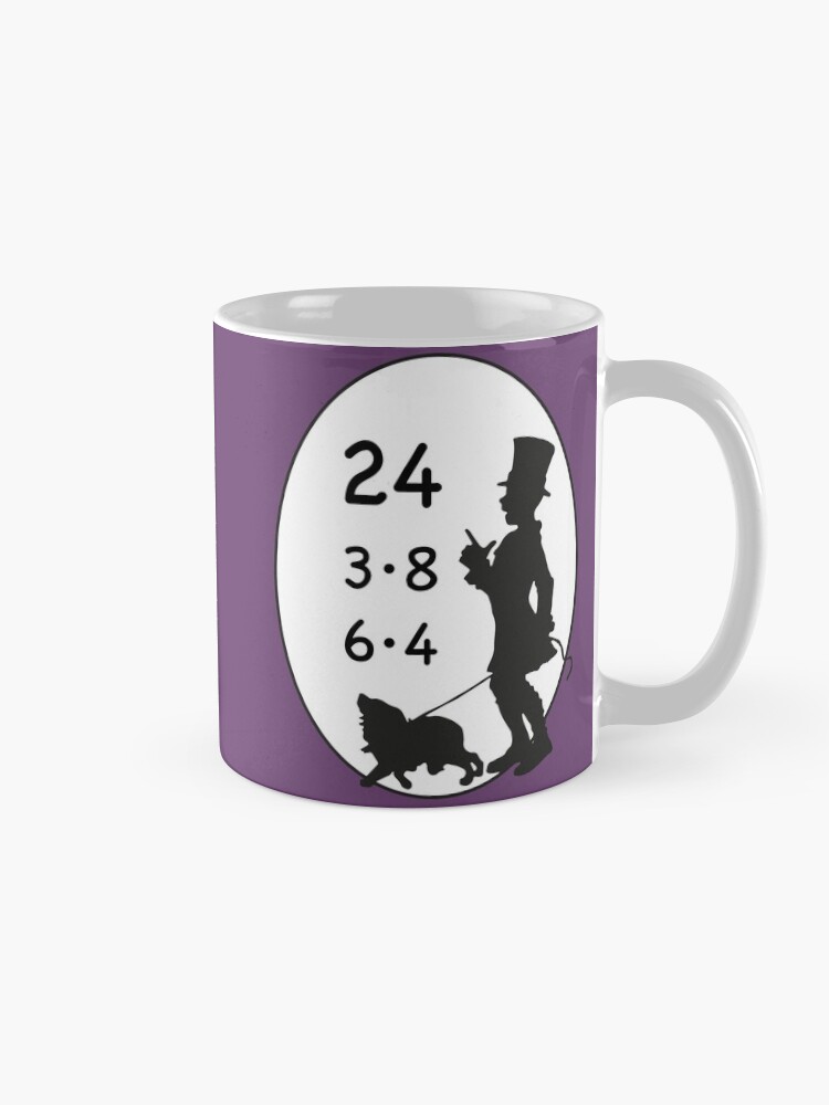 Alternate view of Difficult 1x1 tasks by the way, today the 24 - cocoa with brains - learning with fun Mug