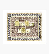 Wisdom of Once Upon A Time Photographic Print