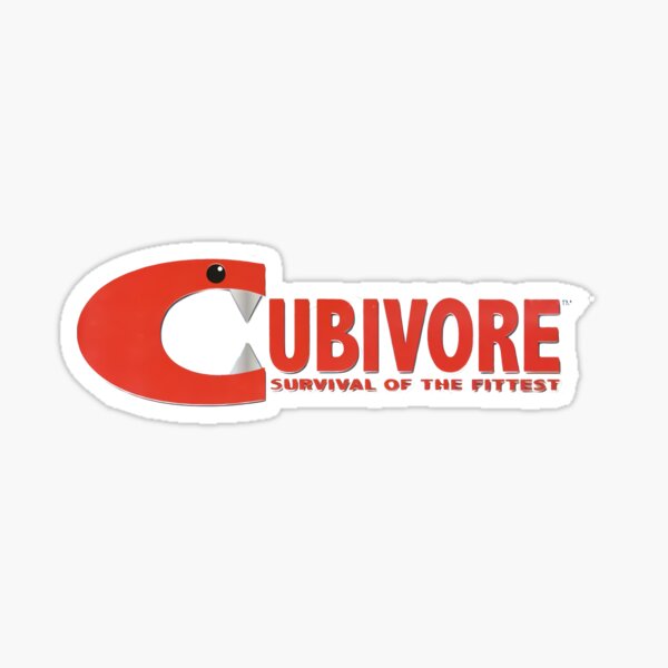 Vista previa del artículo con la obra «Logotipo de Cubivore Survival Of The Fittest», diseñado y vendido por RuneKnight Man.