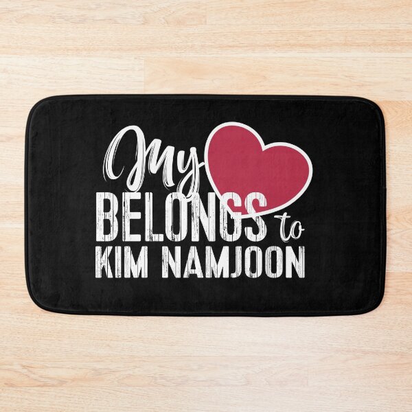 Item preview, My Heart Belongs to Kim Namjoon BTS RM God of Destruction KPOP Gift designed and sold by M3G4MERCH.