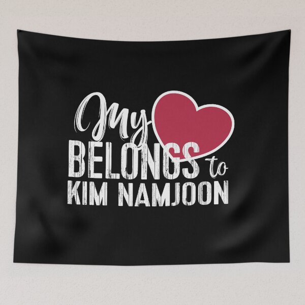 Item preview, My Heart Belongs to Kim Namjoon BTS RM God of Destruction KPOP Gift designed and sold by M3G4MERCH.