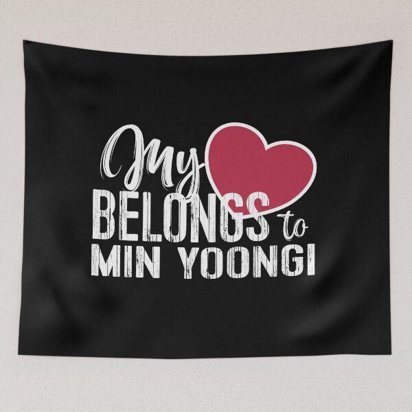 Item preview, My Heart Belongs to Min Yooongi BTS Suga Lil Meow Meow KPOP Gift designed and sold by M3G4MERCH.