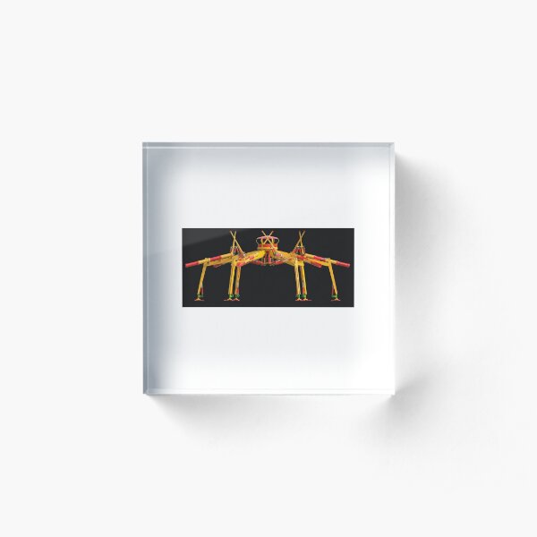 Toy crane Acrylic Block