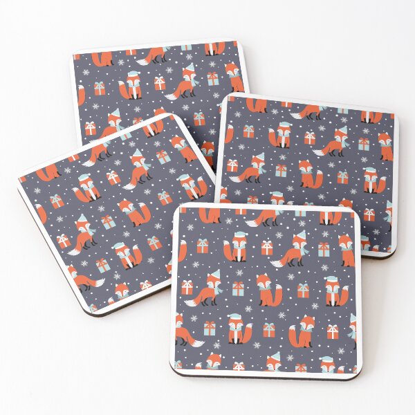 Item preview, Christmas Fox Purple designed and sold by Color Me F*@k!ng Happy.