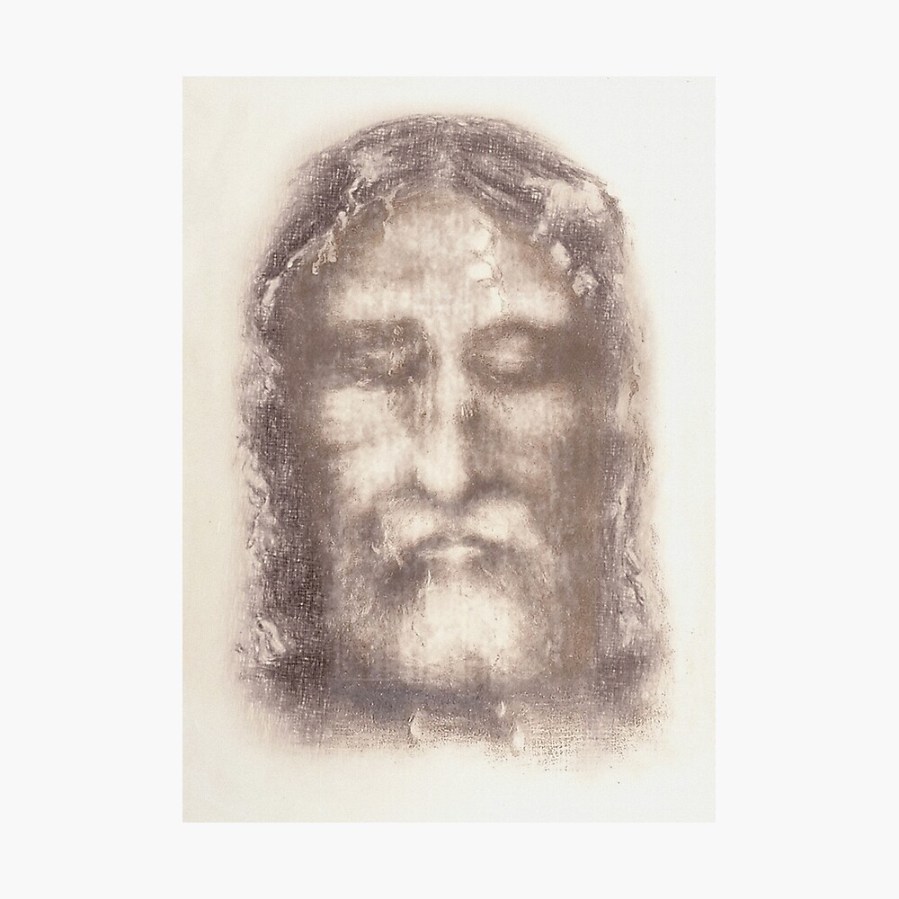 Photo Turin Shroud Picture Canvas Art Print 
