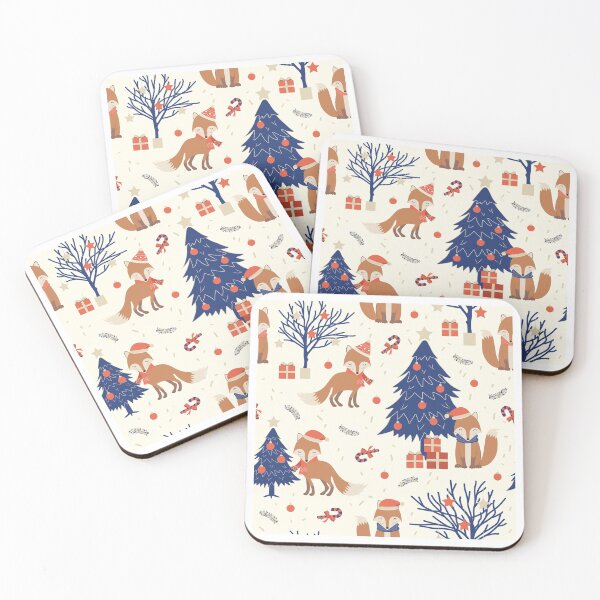 Item preview, Christmas Fox  designed and sold by Color Me F*@k!ng Happy.