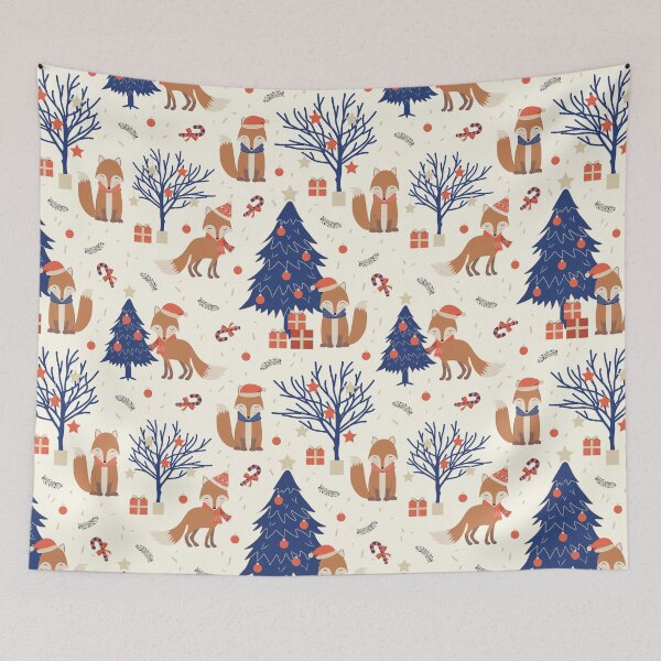 Item preview, Christmas Fox  designed and sold by Color Me F*@k!ng Happy.