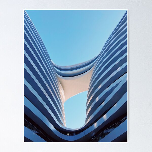Item preview, Galaxy Soho II by Zaha HADID architect | Beijing designed and sold by Architecture  Fan Art.