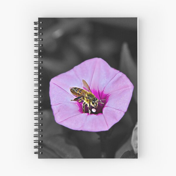 Item preview, Bee Bee Design In A Purple Flower Desaturated Background Bees designed and sold by Jason Gilbert.