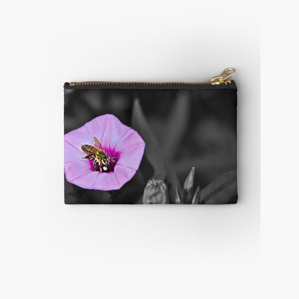 Item preview, Bee Bee Design In A Purple Flower Desaturated Background Bees designed and sold by Jason Gilbert.