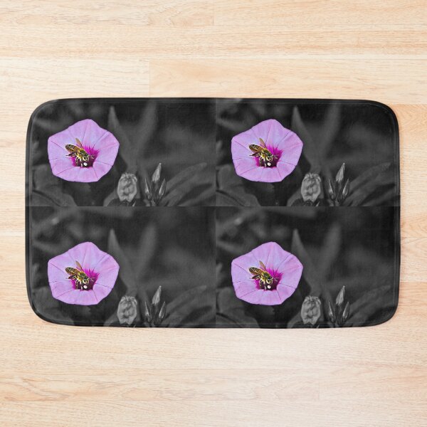 Item preview, Bee Bee Design In A Purple Flower Desaturated Background Bees designed and sold by Jason Gilbert.