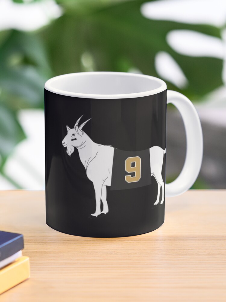 Limited Edition Drew Brees Jersey Style Shirt, GOAT 9, Nola, New Orleans  Saints Shirt, Mug, Hoodie & Wall Tapestry! Essential T-Shirt for Sale by  GoatGear