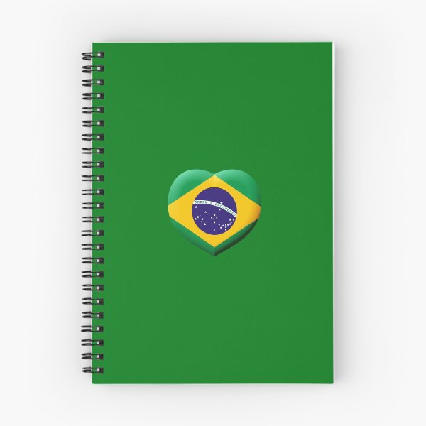 Item preview, Brazilian Flag in 3D Heart designed and sold by Almdrs.
