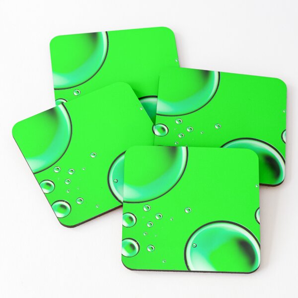 Item preview, Refreshing Green Abstract Water Drop Photograph designed and sold by srgreen.