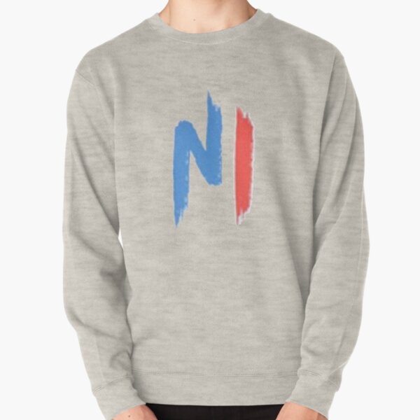 Ninho bleu et rouge Sweatshirt épais