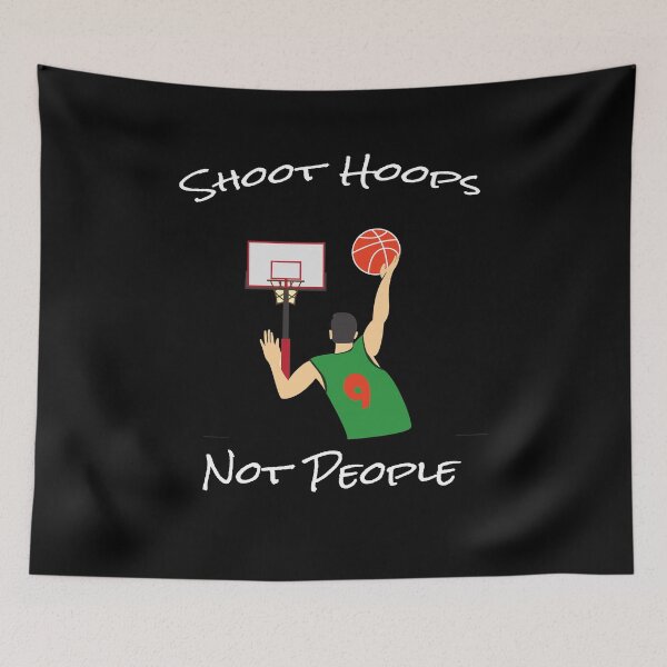 Item preview, Shoot hoops not people funny basketball designed and sold by osamamohamad.