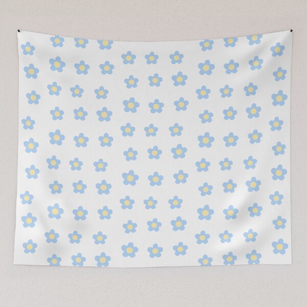 Item preview, blue flower designed and sold by rebeccaxlewis.