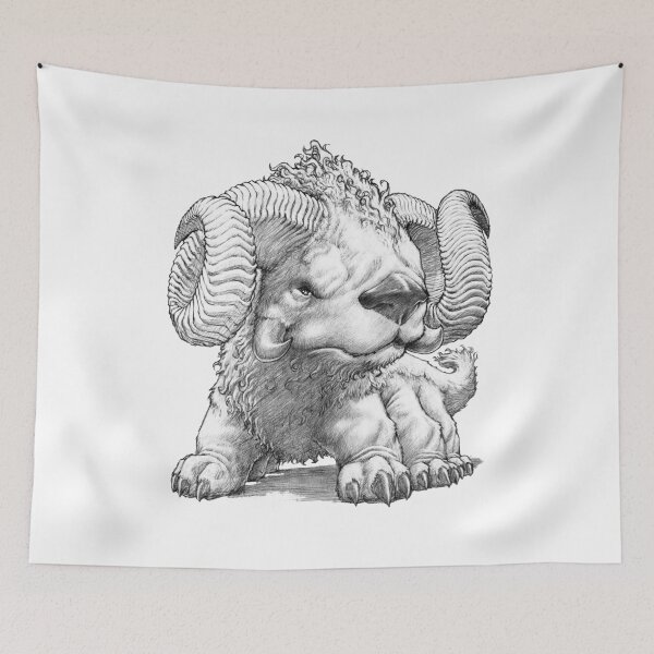 Item preview, The South Highland Ram Dog designed and sold by Gregory Titus.